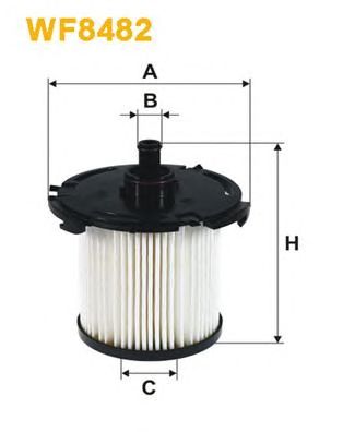 WIX FILTERS wf8482 -  ФИЛЬТР ТОПЛИВНЫЙ FORD TOURNEO CUSTOM (2012), TRANS